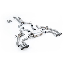Milltek GPF-back výfuk pre BMW X4 X4M/X4M Comp 3.0 (G02) (GPF) 2022+ - lesklé koncovky