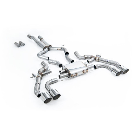 Výfukové systémy Milltek Milltek GPF-back výfuk pre BMW X4 X4M/X4M Comp 3.0 (G02) (GPF) 2022+ - lesklé koncovky | race-shop.sk