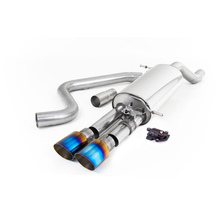 Výfukové systémy Milltek Milltek Cat-back exhaust for Ford Fiesta Mk8 & Mk8.5 ST 1.5 EcoBoost 200PS (non-GPF) 2020+ - Burnt titanium tips | race-shop.sk