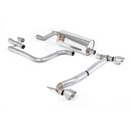 Výfukové systémy Milltek Milltek GPF-back exhaust resonated brushed titanium tips for Ford Fiesta Mk8 1.0T EcoBoost ST-Line 3 & 5 Door (GPF) 2020+ | race-shop.sk