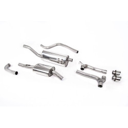Milltek Cat-back exhaust resonated for Ford Fiesta MK8 ST-Line 3 & 5 Door (non-GPF) 2017-2019 - Polished tips