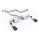 Výfukové systémy Milltek Milltek Cat-back exhaust (louder) for Ford Focus MK2 RS 2.5T 305PS (non-GPF) 2009-2010 - Carbon tips | race-shop.sk