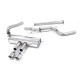 Výfukové systémy Milltek Milltek Cat-back exhaust non-resonated for Ford Focus Mk3 ST Estate/Sedan/Limousine (non-GPF) 2012-2018 - Polished tips | race-shop.sk