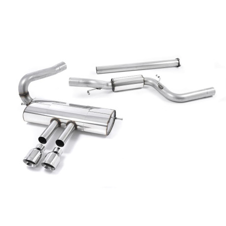 Výfukové systémy Milltek Milltek Cat-back exhaust non-resonated for Ford Focus Mk3 ST Estate/Sedan/Limousine (non-GPF) 2012-2018 - Polished tips | race-shop.sk