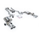 Milltek Cat-back exhaust non-resonated valved for Ford Mustang 2.3 EcoBoost (non-GPF) 2024+ - Polished tips