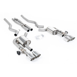 Milltek Cat-back exhaust valved for Ford Mustang 5.0 V8 Dark Horse (non-GPF) 2024+ - Polished tips