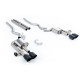 Milltek Cat-back exhaust (loudest) valved for Ford Mustang 5.0 V8 Mach 1 (non-GPF) 2021-2023 - Cerakote black tips