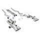 Milltek Cat-back exhaust valved for Ford Mustang 5.0 V8 Mach 1 (non-GPF) 2021-2023 - Brushed titanium tips
