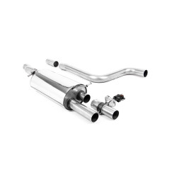 Milltek GPF-back exhaust valved for Ford Puma ST 1.5 200ps EcoBoost 2020-2023 - Burnt titanium tips