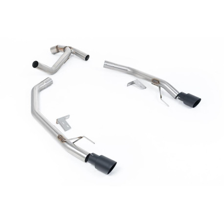 Výfukové systémy Milltek Milltek Axle-back exhaust for Ford Ranger 2.0TDCI 205PS Bi-Turbo Diesel (T9) (non-GPF) 2023+ - Cerakote black tips | race-shop.sk