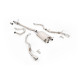 Milltek Downpipe-back exhaust for Ford Ranger 2.3 Turbo PHEV 281PS (T9) (non-GPF) 2023+ - Dual polished tips