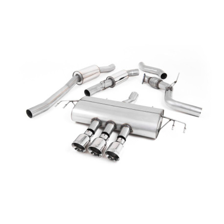 Výfukové systémy Milltek Milltek Cat-back exhaust resonated for Honda Civic 1.5T Si 5 Door Hatch (FK7) (non-GPF) 2015+ - Polished tips | race-shop.sk