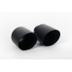 Milltek Cat-back exhaust (loudest) non-valved for Honda Civic Type R 2.0 i-VTEC (FL5) (non-GPF) 2022+ - Cerakote black tips
