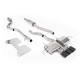 Milltek Cat-back part-resonated non-valved for Honda Civic Type R i-VTEC (FL5) (non-GPF) 2022+ - Carbon tips