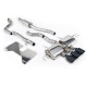 Milltek Cat-back part-resonated valved for Honda Civic Type R i-VTEC (FL5) (non-GPF) 2022+ - Cerakote black GT-115 tips