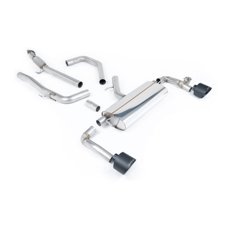 Výfukové systémy Milltek Milltek Cat-back exhaust for Hyundai i30 N Performance 2.0 T-GDi (GPF) 2021+ - Cerakote black tips | race-shop.sk