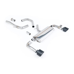 Milltek Cat-back exhaust for Hyundai i30 N Performance 2.0 T-GDi (GPF, EC approved) 2021+ - Cerakote black tips