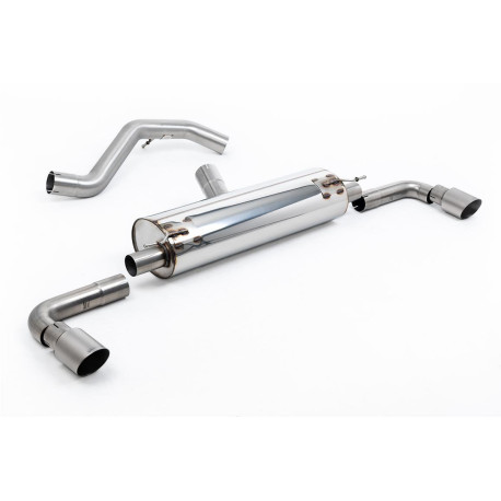 Výfukové systémy Milltek Milltek GPF-back exhaust resonated for INEOS Grenadier B58 3.0 I6 Turbo Petrol (non-GPF) 2023+ - Twin brushed titanium tips | race-shop.sk