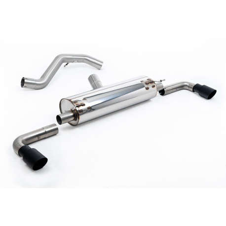 Výfukové systémy Milltek Milltek GPF-back exhaust resonated for INEOS Grenadier B58 3.0 I6 Turbo Petrol (non-GPF) 2023+ - Twin Cerakote black tips | race-shop.sk