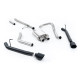 Milltek Cat-back exhaust for Jeep Gladiator 3.6 V6 (non-GPF) 2020+ - Cerakote black tips