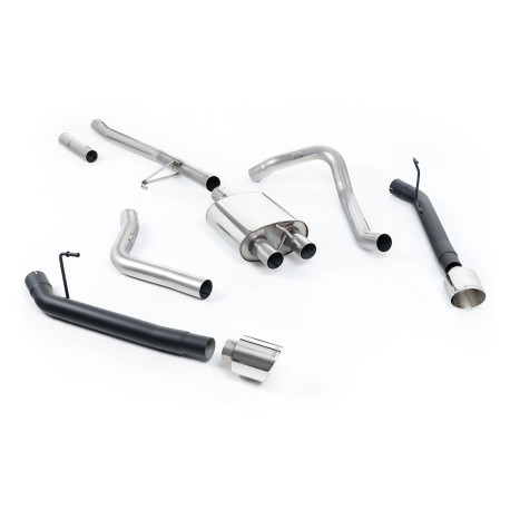 Výfukové systémy Milltek Milltek Cat-back exhaust for Jeep Gladiator 3.6 V6 (non-GPF) 2020+ - Polished tips | race-shop.sk