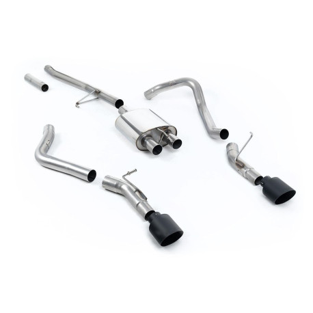 Výfukové systémy Milltek Milltek Cat-back exhaust for Jeep Gladiator 3.6 V6 (non-GPF, side exit) 2020+ - Cerakote black tips | race-shop.sk