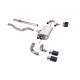 Milltek GPF-back exhaust (louder) for Land Rover Defender 110 2.0 I4 P300 & P400e (non-GPF) 2020+ - Carbon tips