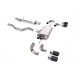 Milltek GPF-back exhaust for Land Rover Defender 110 2.0 I4 P300 & P400e (non-GPF) 2020+ - Carbon tips