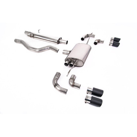 Výfukové systémy Milltek Milltek GPF-back exhaust for Land Rover Defender 110 3.0 I6 P400 (non-GPF) 2020+ - Carbon tips | race-shop.sk