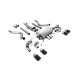 Výfukové systémy Milltek Milltek GPF-back exhaust resonated valved for Land Rover Defender 110 V8 425PS & 525PS (GPF) 2021+ - Carbon tips | race-shop.sk