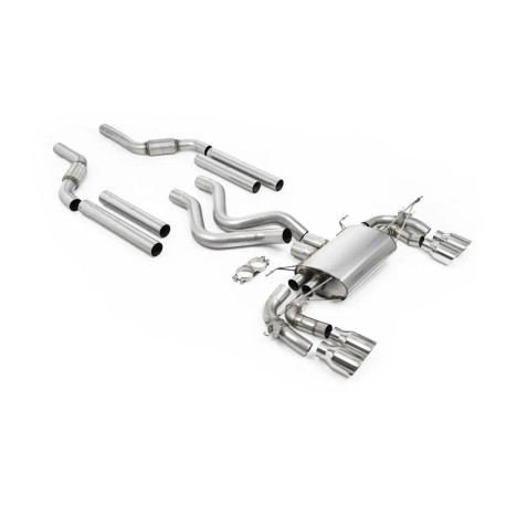 Výfukové systémy Milltek Milltek GPF-back exhaust for Land Rover Defender 110 OCTA P635 (non-GPF) 2025+ - Quad polished tips | race-shop.sk