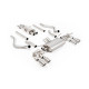 Milltek GPF-back exhaust resonated valved for Land Rover Defender 130 V8 425PS & 525PS (GPF) 2023+ - Polished tips