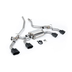 Milltek Cat-back valved for Range Rover Sport P440/460/510/550e i6 Plug In Hybrid (L461) (non-GPF) 2023+ - Cerakote black tips