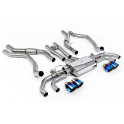 Milltek Cat-back exhaust for Range Rover Sport SV 4.4 Twin Turbo V8 (L461) (non-GPF) 2024+ - Burnt/blue titanium tips