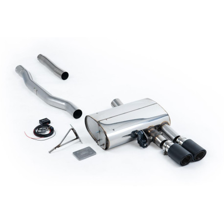 Výfukové systémy Milltek Milltek GPF-back exhaust valved for Mini Cooper S 2.0 Turbo (F56) (GPF) 2019-2020 - Carbon tips | race-shop.sk