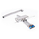 Milltek GPF-back exhaust (louder) for Mini Cooper S 2.0T B48 (F66) (non-GPF) 2024+ - Burnt/blue titanium tips