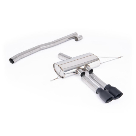 Výfukové systémy Milltek Milltek GPF-back exhaust (louder) for Mini Cooper S 2.0T B48 (F66) (non-GPF) 2024+ - Dual Cerakote black tips | race-shop.sk