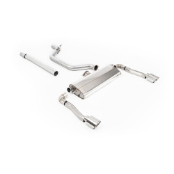 Milltek GPF-back exhaust for Seat Cupra Formentor 2.0TSI 245ps (GPF) 2022+ - Polished tips