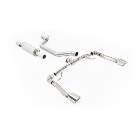 Výfukové systémy Milltek Milltek GPF-back exhaust (loudest) for Seat Cupra Formentor 2.0TSI 245ps (GPF) 2022+ - Polished tips | race-shop.sk