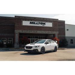 Milltek Cat-back exhaust resonated for Subaru Impreza WRX 2.4T Boxer (non-GPF) 2022+ - Polished tips