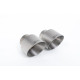 Milltek Secondary cat-back (louder) valved for Toyota Corolla GR Corolla Turbo (non-GPF) 2023+ - Brushed titanium tips