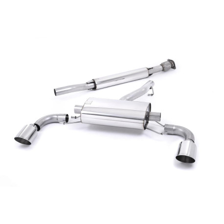 Výfukové systémy Milltek Milltek Secondary cat-back exhaust (quieter) for Toyota GR86 2.4 Litre (non-GPF) 2022+ - Dual tips | race-shop.sk