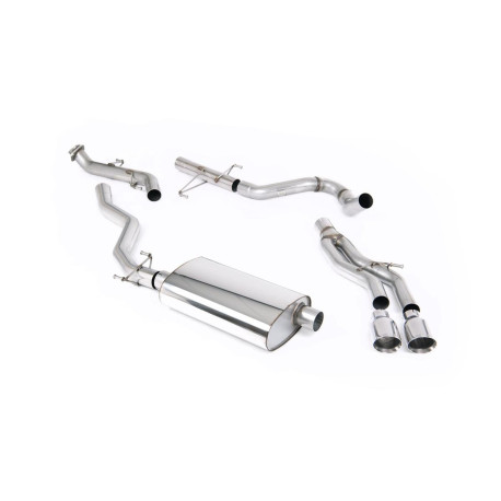 Výfukové systémy Milltek Milltek Cat-back exhaust (louder) for Toyota Tacoma Crew Cab/Extended Cab (non-GPF) 2024+ - Dual polished tips | race-shop.sk