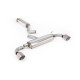 Milltek GPF-back exhaust resonated for Toyota Yaris Gen 2 2024+ - Brushed titanium tips