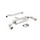 Milltek GPF-back exhaust valved for Toyota Yaris Gen 2 2024+ - Brushed titanium tips
