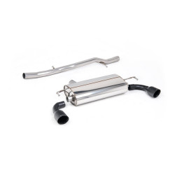Milltek Cat-back exhaust Cerakote black tips for Volkswagen Golf Mk4 R32 3.2 V6 4WD (non-GPF) 2002-2005 - Louder