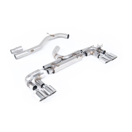 Výfukové systémy Milltek Milltek Cat-back exhaust (loudest) for Volkswagen Golf MK7 R 2.0 TSI 300PS (non-GPF) 2014-2016 - Polished tips | race-shop.sk