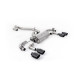 Výfukové systémy Milltek Milltek Cat-back exhaust (louder) valved for Volkswagen Golf Mk7.5 R 310PS (non-GPF) 2017-2021 - Cerakote black tips | race-shop.sk