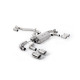 Milltek Cat-back exhaust (louder) valved for Volkswagen Golf Mk7.5 R 310PS (non-GPF) 2017-2021 - Polished tips