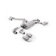 Milltek Cat-back exhaust (louder) valved for Volkswagen Golf Mk7.5 R 310PS (non-GPF) 2017-2021 - Quad titanium tips